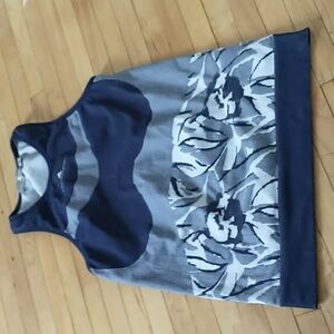 Adidas by Stella McCartney Barricade Seamless Tank Top In Night Indigo Medium